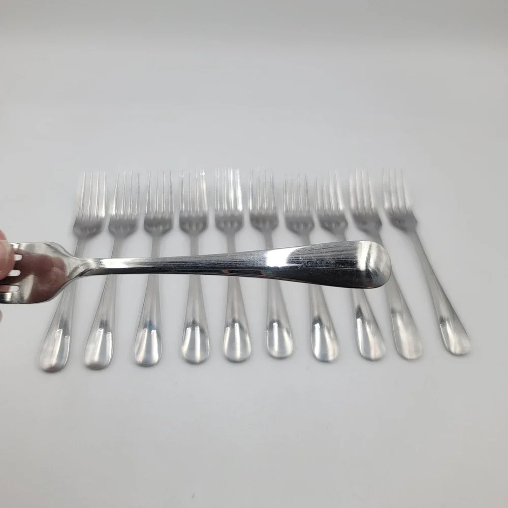 11pc Stainless China Heavy Duty Dinner Forks 8